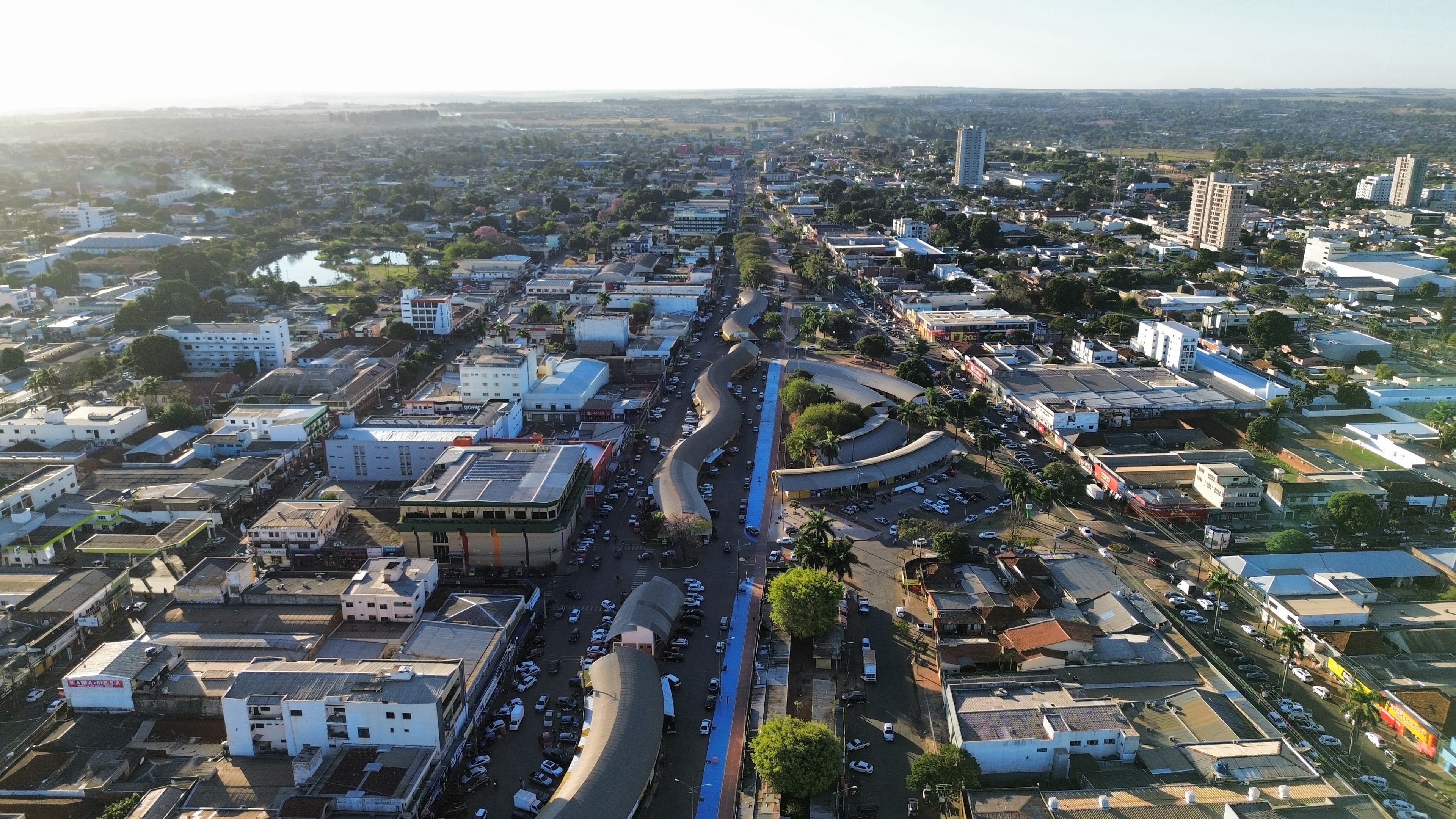 Vista aérea de Ponta Porã