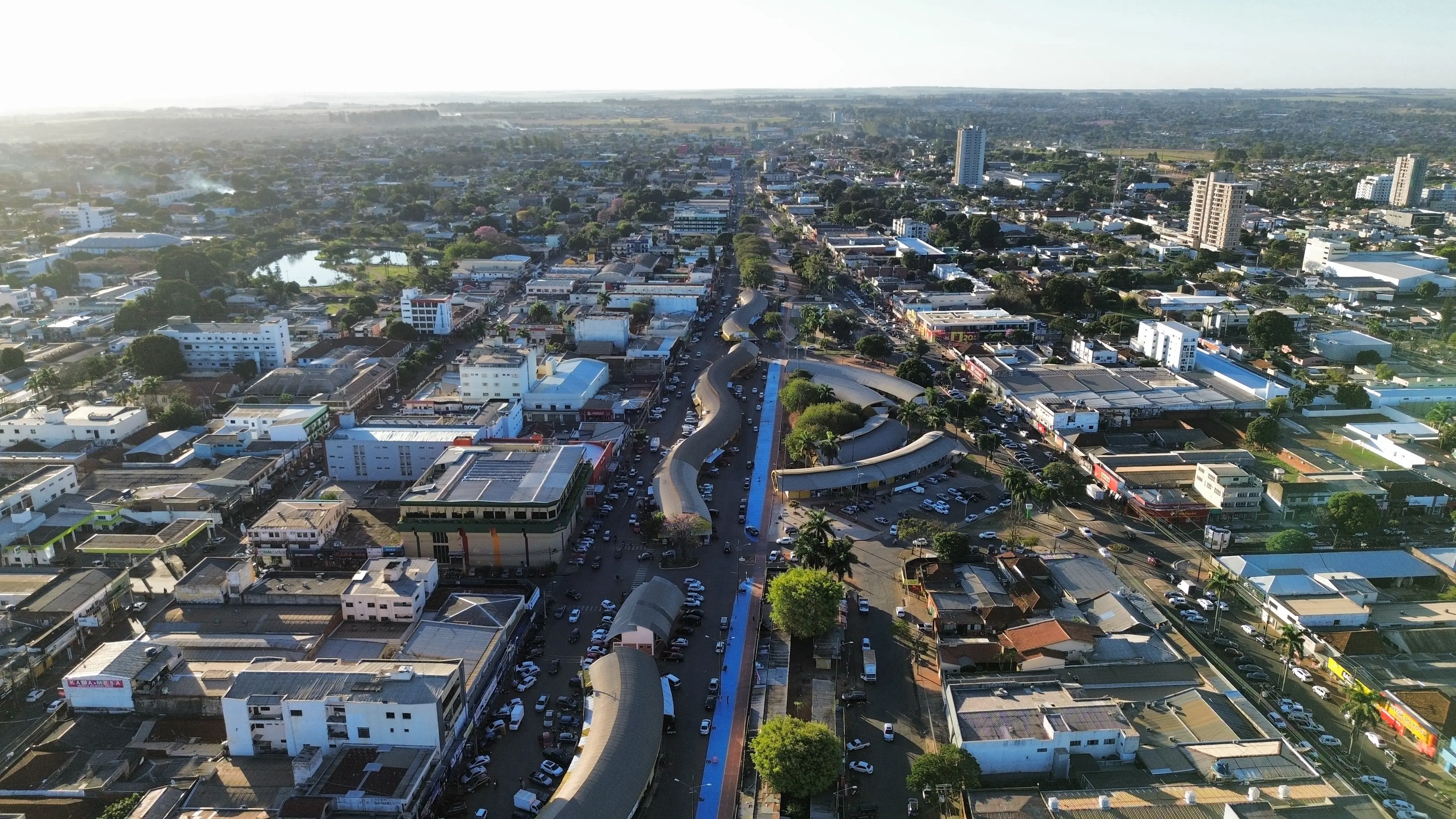 Vista aérea de Ponta Porã