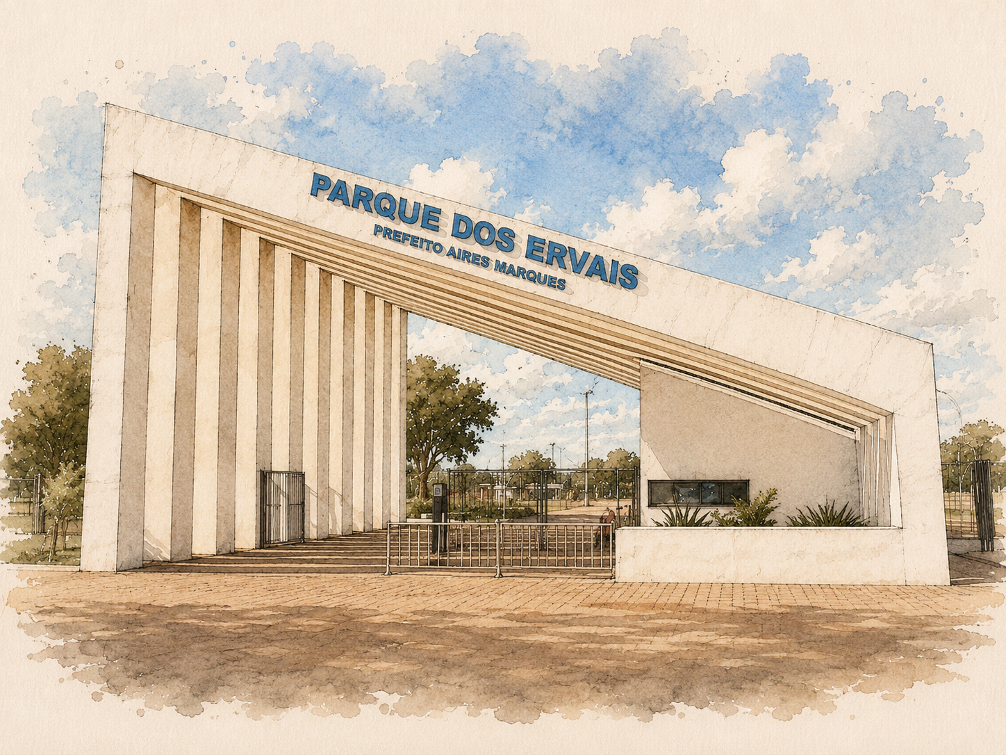 Um parque para encontrar a cidade